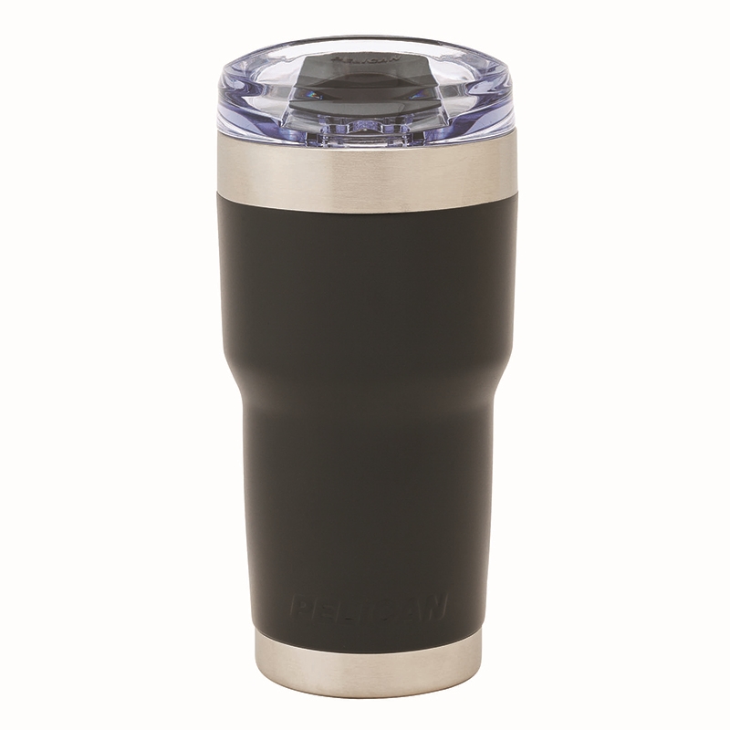 PELICAN 22 Oz. Black Stainless Steel Insulated Tumbler with Slide Closure -  Gillman Home Center