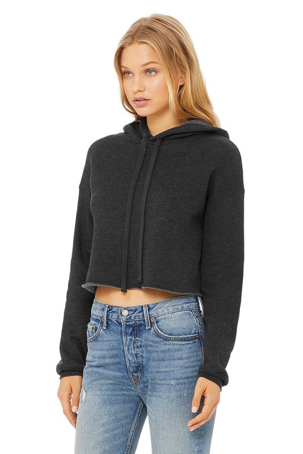 Women’s Cropped Fleece Hoodie – Wabii Branding